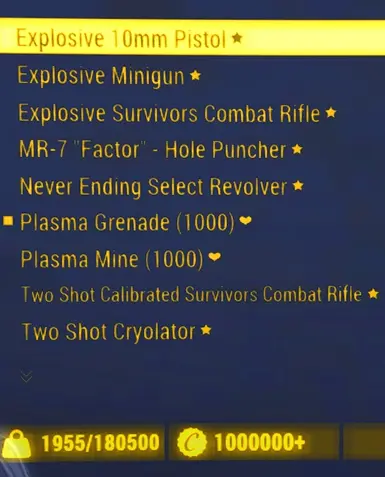 Weapons