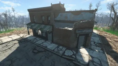 Main Building Damaged