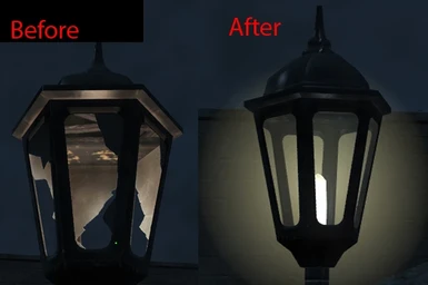 Repaired and Functioning Colonial Lampposts - Homemaker Req