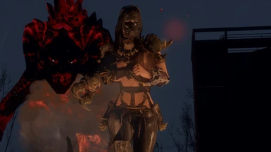 Shouldnt have worn deathclaw armor today