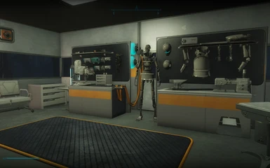 Weapons and armor bench in Sanctuary