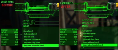 2 Laser Rifle Improved Automatic Barrel