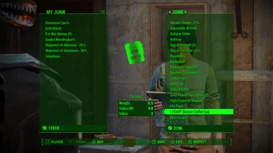 For Sale By Vendor in Diamond City