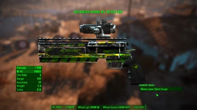 Rhino M1 Revolver Sights Addon
