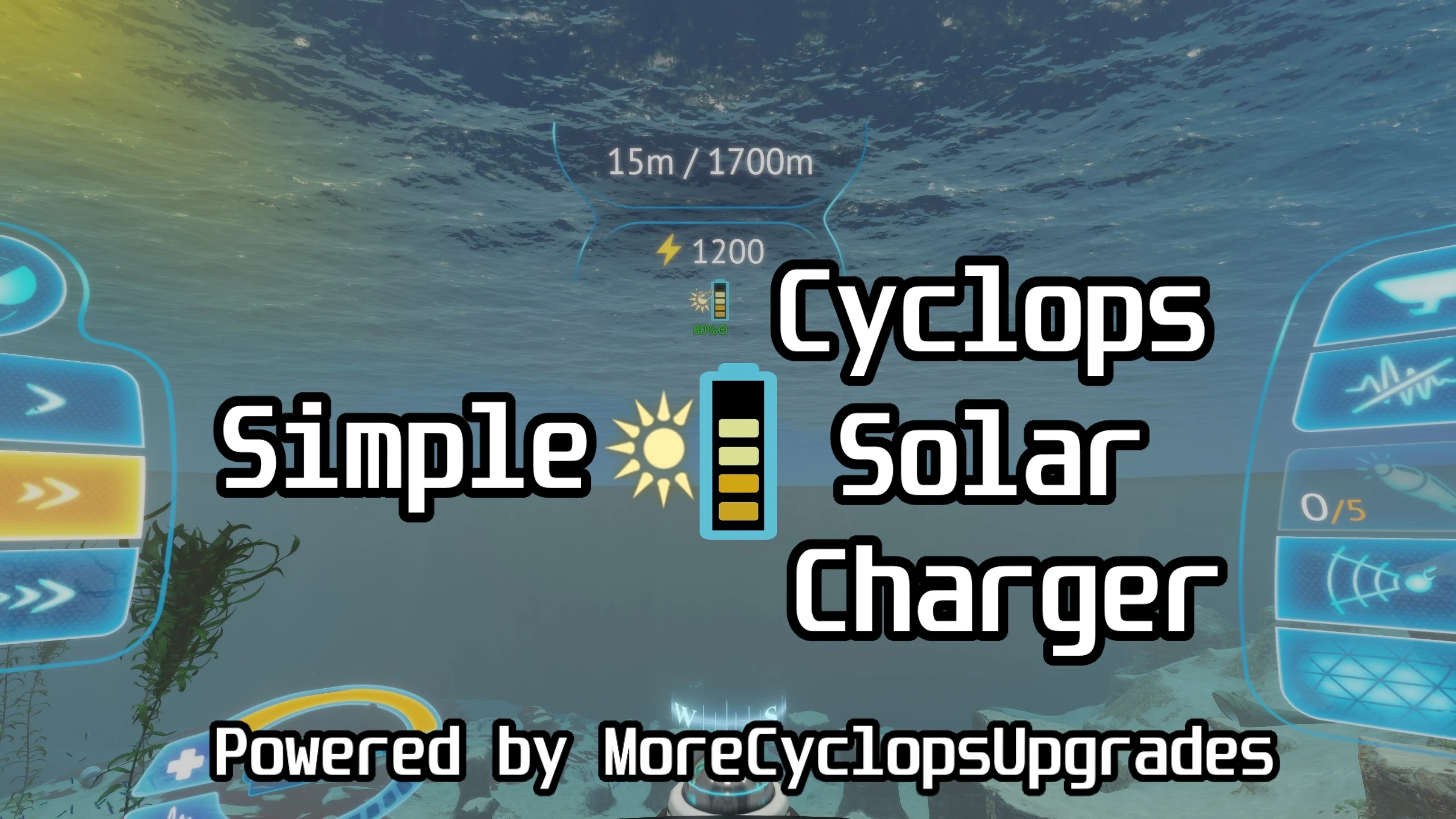 subnautica cyclops solar charger mod