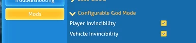 Configurable God Mode