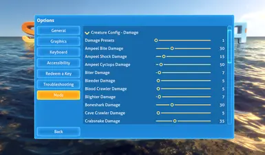Mod Options