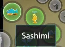 Sashimi Tab in game