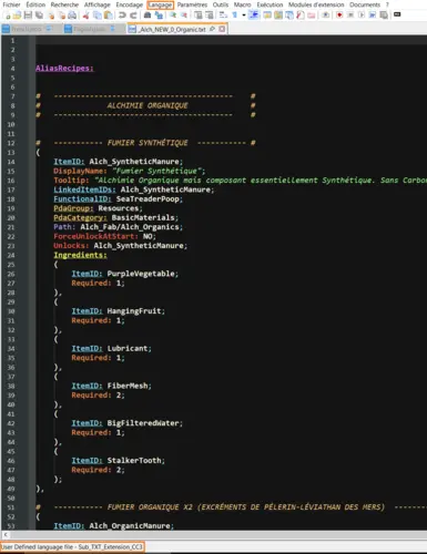 With : Sub_TXT_Extension_CC3 (for Notepad++)