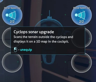 subnautica cyclops sonar
