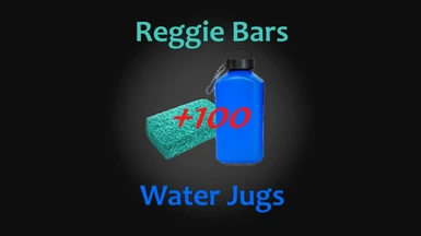 Reggie Bars and Water Jugs