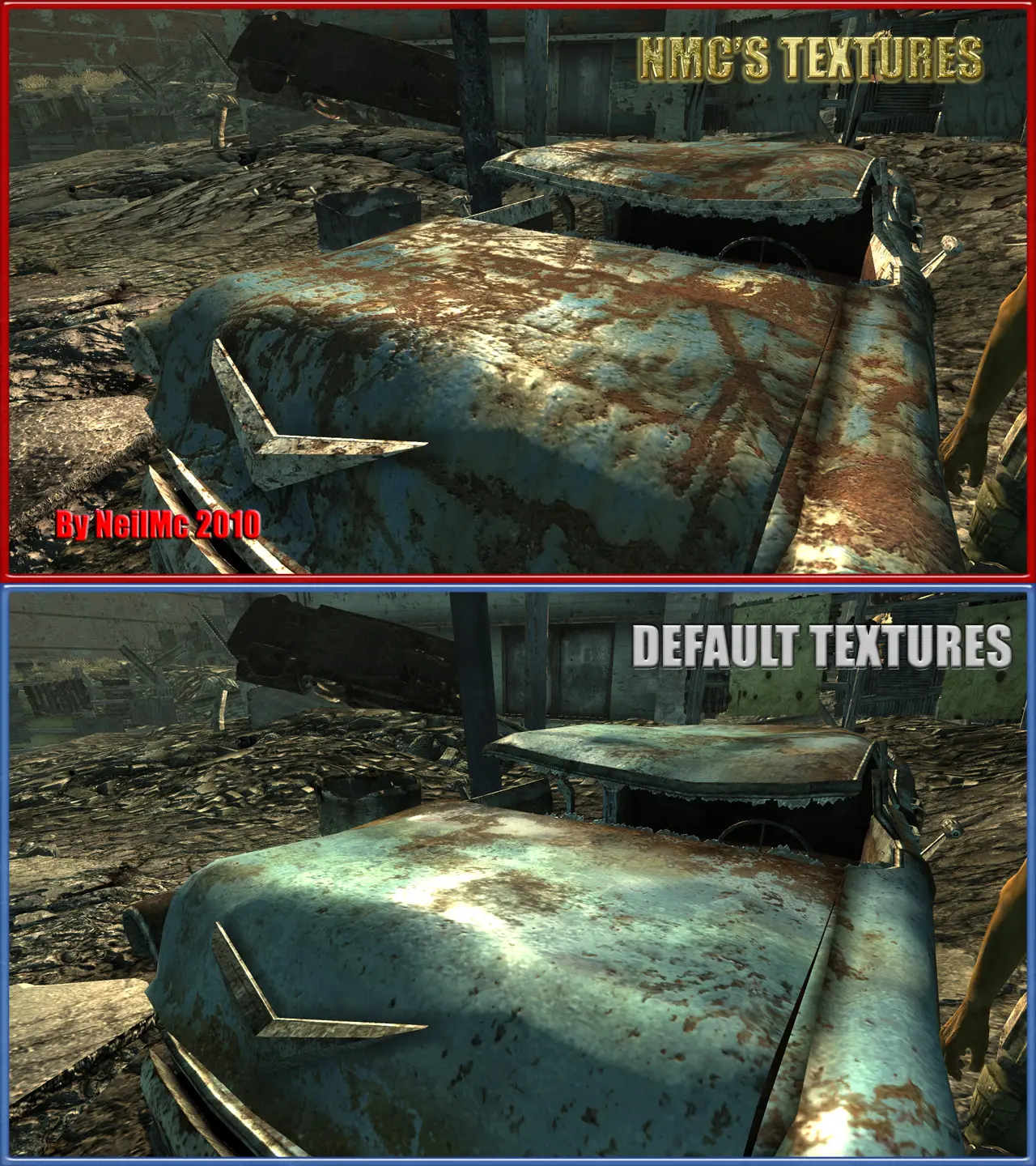 fallout 3 texture mods not working