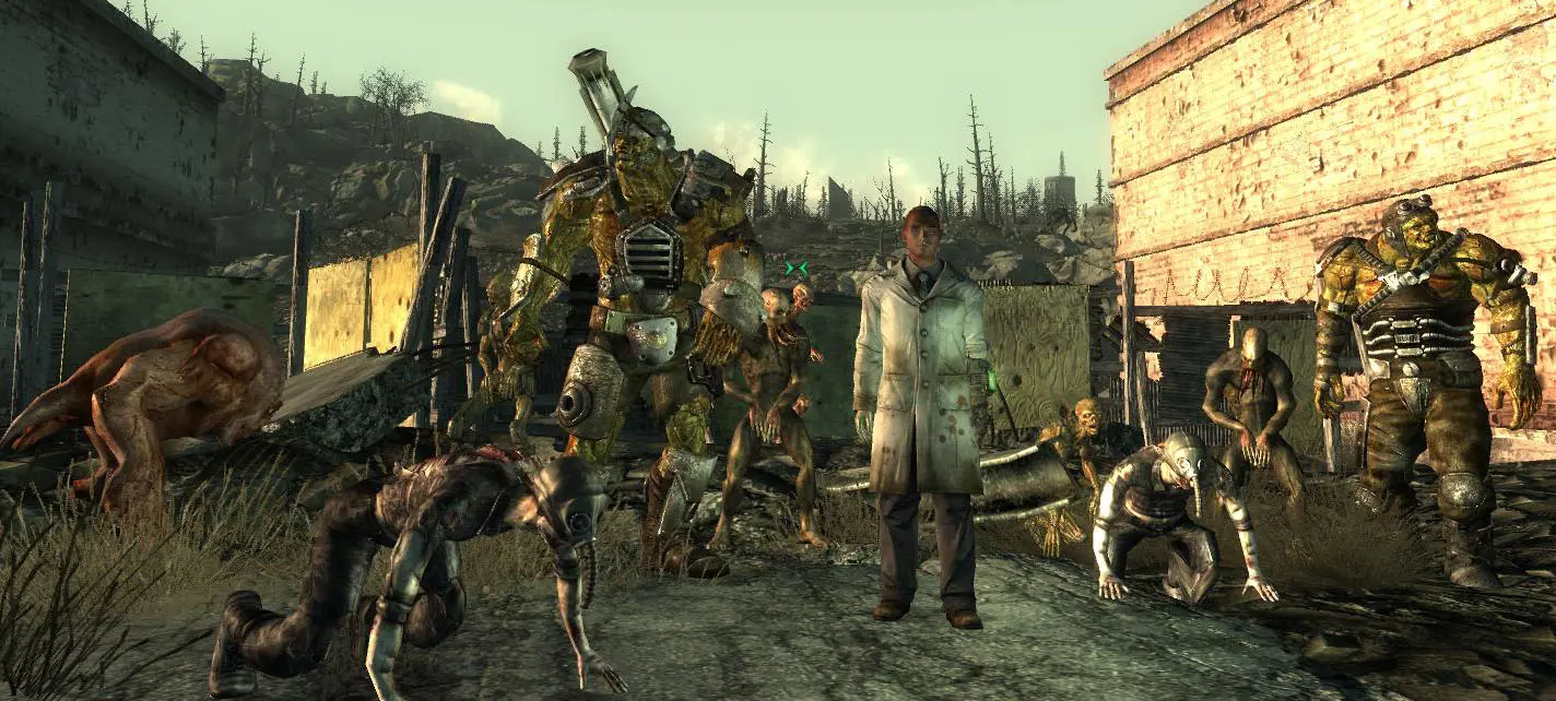 Fallout 3 где сохранения. Stalker Fallout 3. Болотник фоллаут 3. Сталкер против фоллаут.