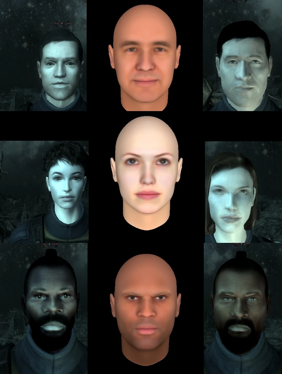 Facegen Race at Fallout 3 Nexus - Mods and community