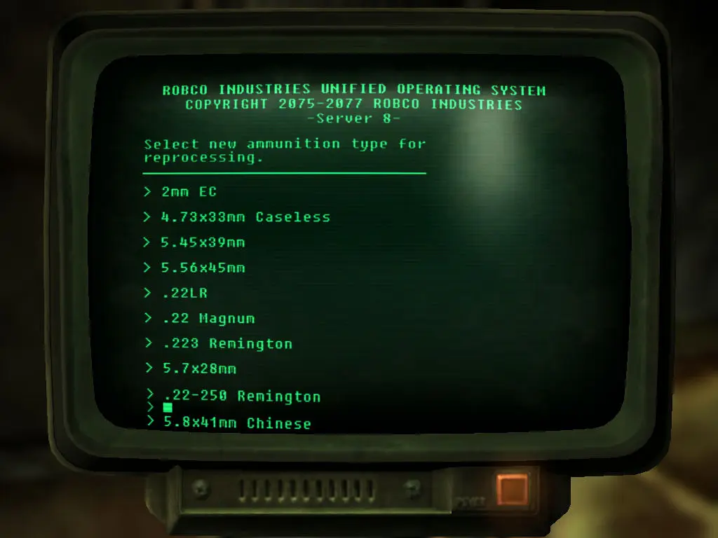 Higher Resolution In Game Rendered Terminal Text At Fallout 3 Nexus