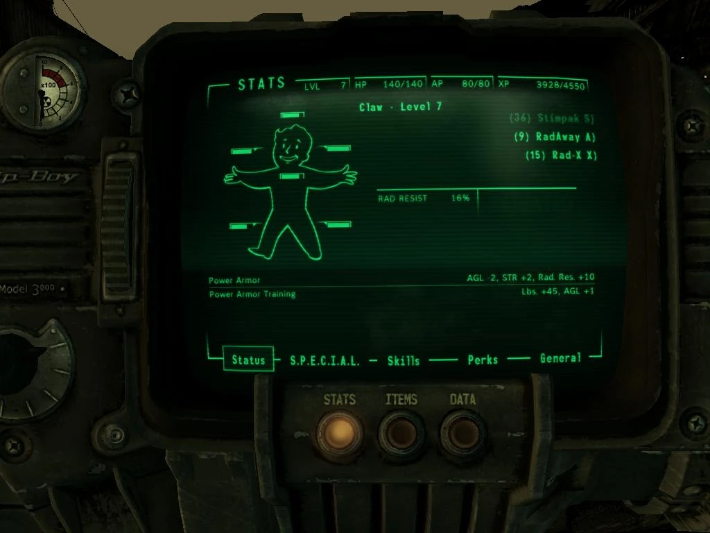 power armor training fallout 3