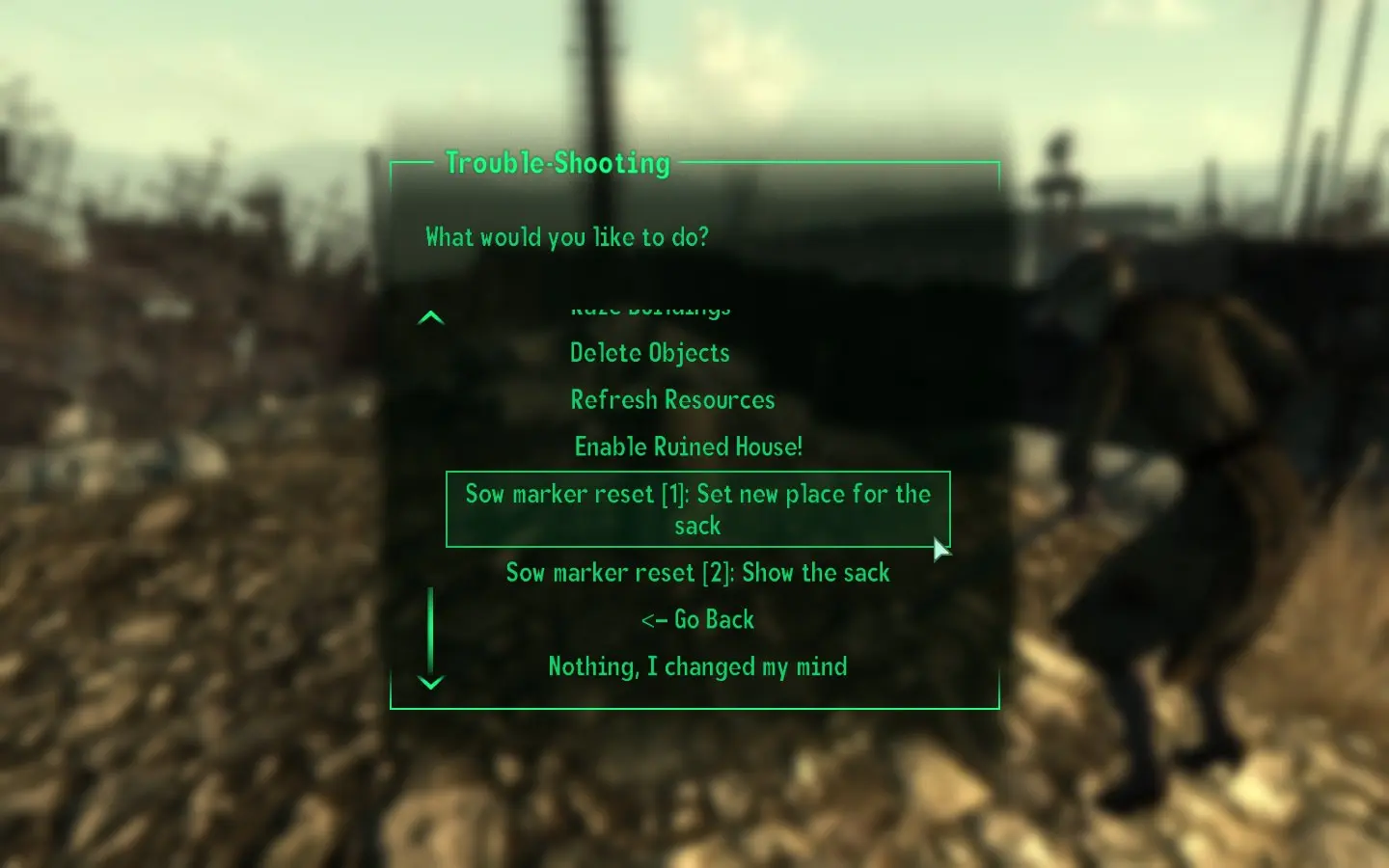 Rts Sow Marker Reset - Farm Moving At Fallout 3 Nexus - Mods And Community