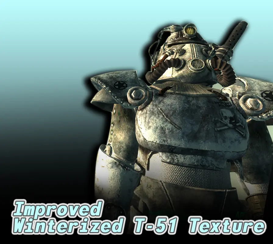 Winterized T 51b Power Armor Better Texture At Fallout 3 Nexus Mods And Community