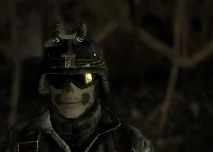 Ghost Combat Helmet at Fallout3 Nexus - mods and community