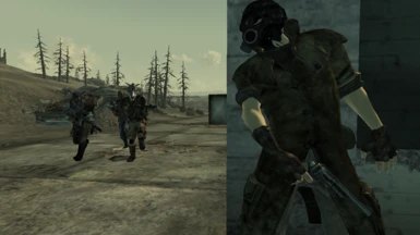 NCR Ranger from the DC Wasteland Detatchment Vs Raiders