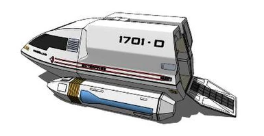 Type 6 Shuttle that is Open with detailed Inside