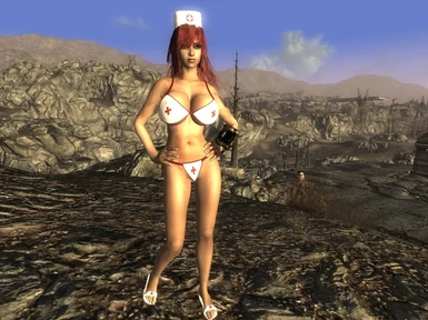 Sexy Nurse for Exnem Bigger Breasts at Fallout 3 Nexus - Mods and community