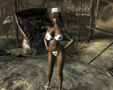 Sexy Nurse for Exnem Bigger Breasts at Fallout 3 Nexus - Mods and