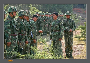 The real PLA soldiers