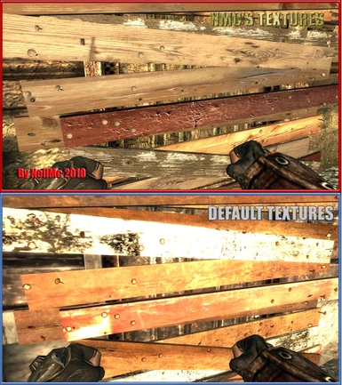 Wooden Plank Barricade with Nails