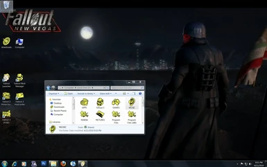 Fallout themed desktop