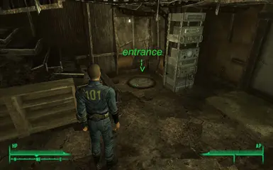 entrance from your megaton house