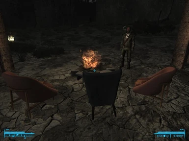 Fire with Chairs