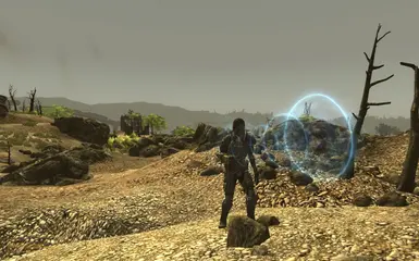 Mesmetron glove weapon