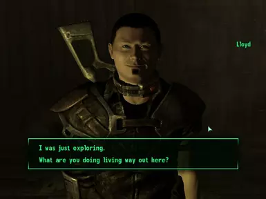 Chattin it up with Lloyd