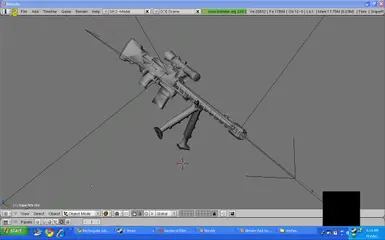 New barrel with Open bipod