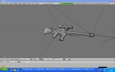 New barrel with closed bipod