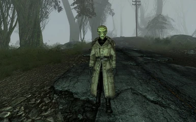 Alien wearing Colonel Autumns Outfit