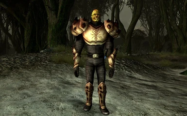 Supermutant wearing The Antagonists Outfit