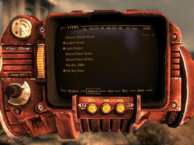 PipBoy 3000 Faded Hot Rod Red