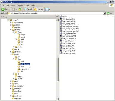 MySQL Files Path
