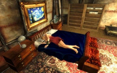 Sleeping in upgraded Megaton player house