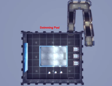 Swimming pool layout