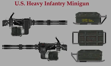 US Heavy Infantry Minigun