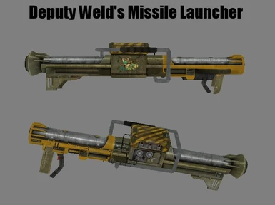 Deputy Welds Missile Launcher