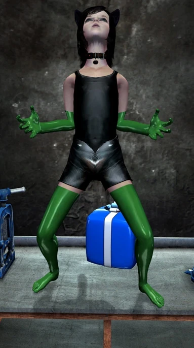 Green with bonus Hulk pose lol