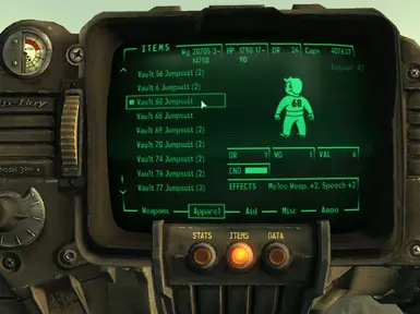 Vault 68 Jumpsuit pipboy icon