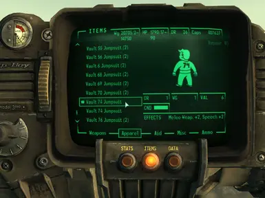 Vault 74 Jumpsuit pipboy icon