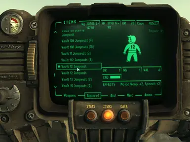 Vault 12 Jumpsuit pipboy icon