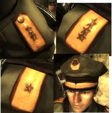 New Uniform Ranks 1 Star Sargeant 2 Star Captain 3 Star Colonel and Officer Hat