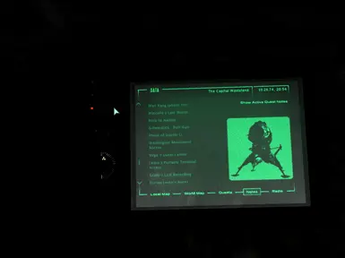 In the dark - buttons still faintly visible